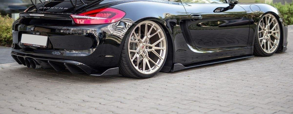 Bagsiden Splitters Porsche Cayman MK2 981C