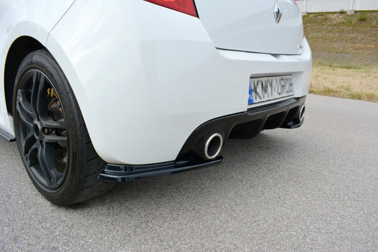 Rear side splitters renault clio mk3 rs facelift