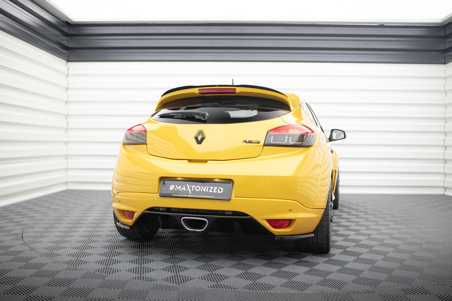 Rear side splitters renault megane 3 rs