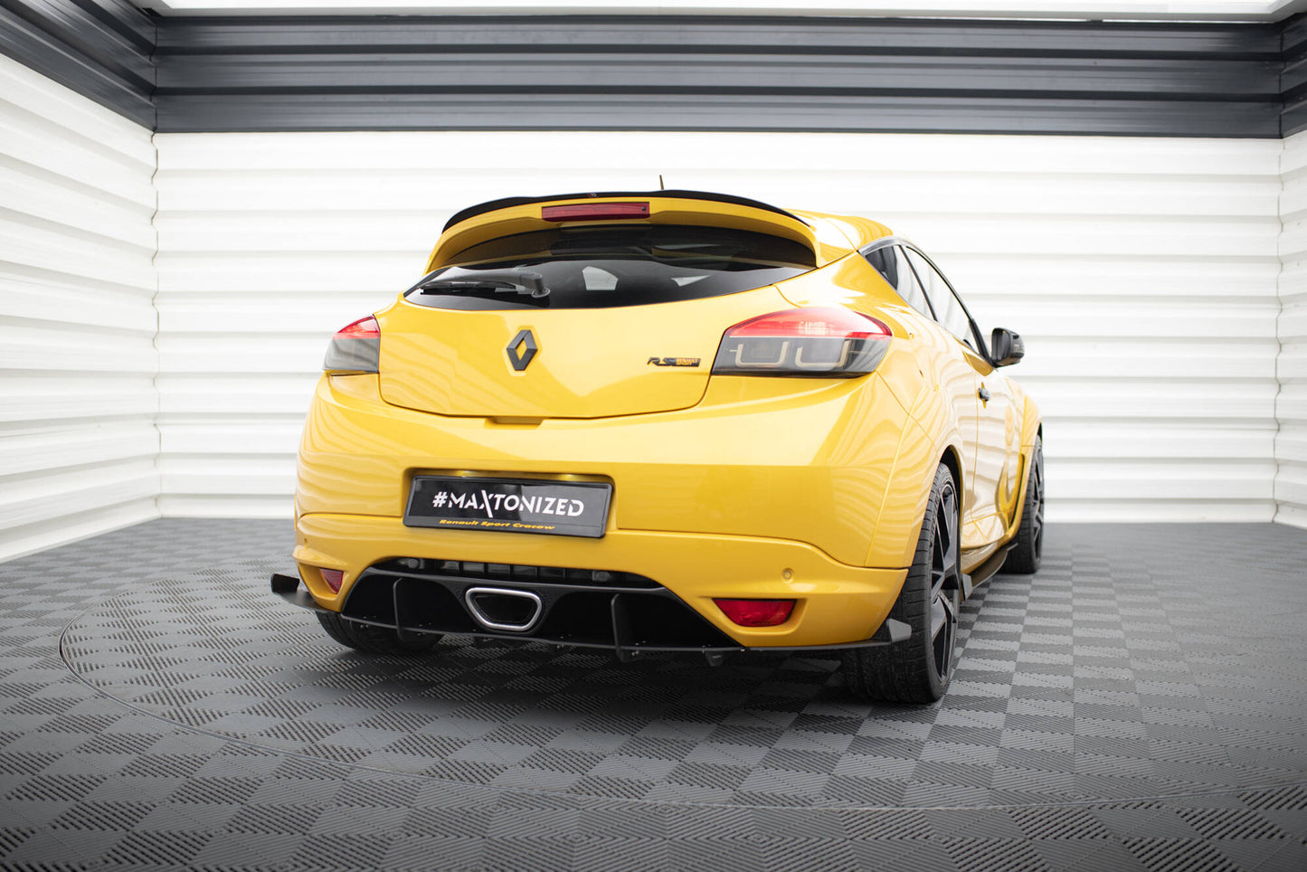 Rear side splitters renault megane mk3 rs