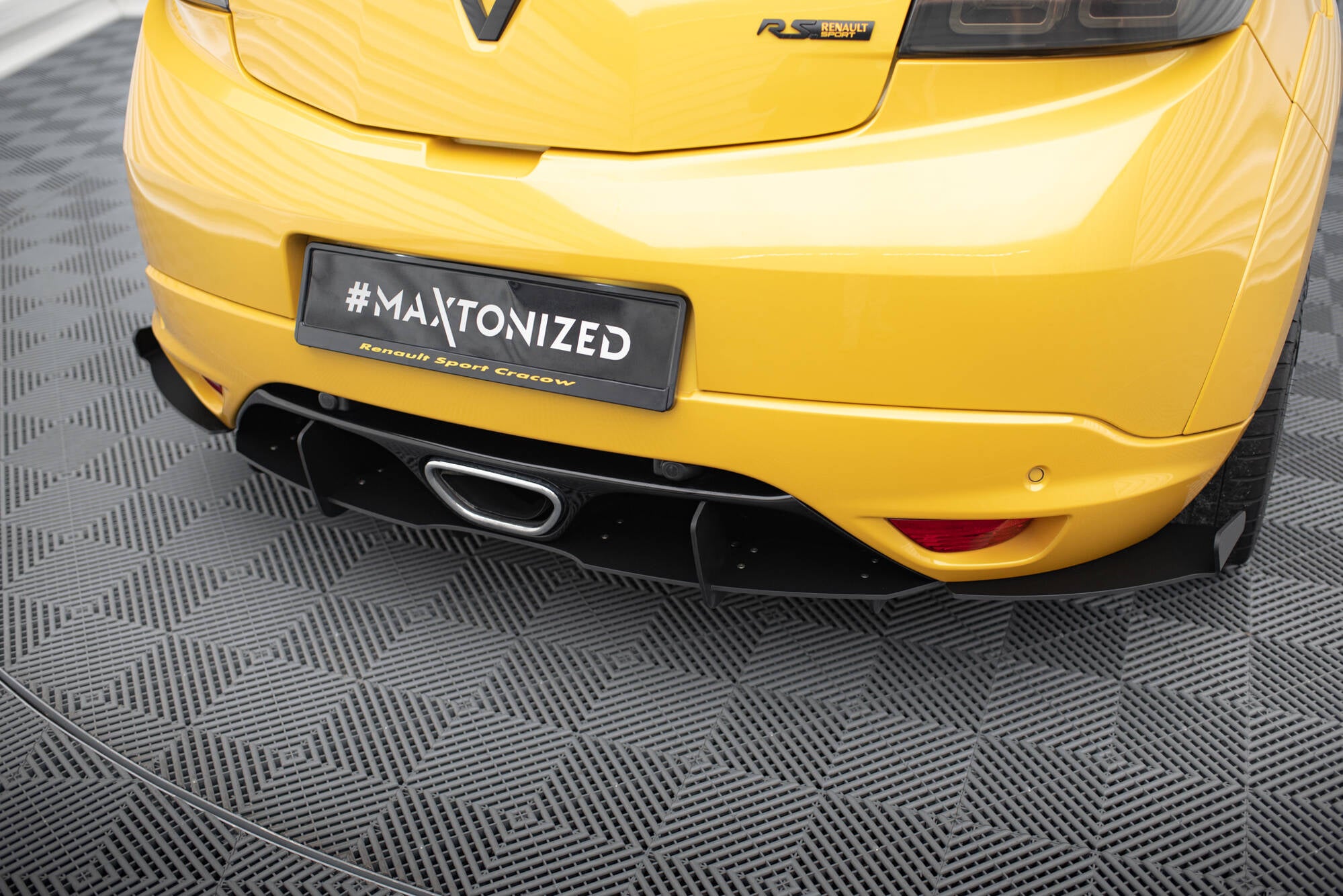 Rear side splitters Renault Megane MK3 Rs