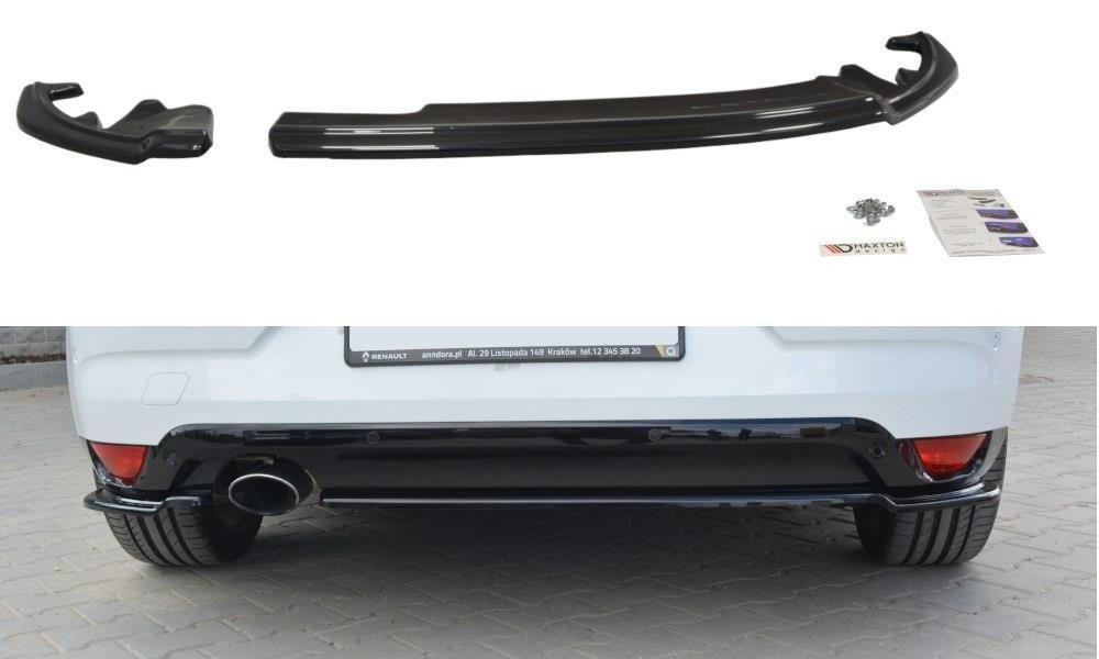 Rear side splitters renault megane mk4 hatchback