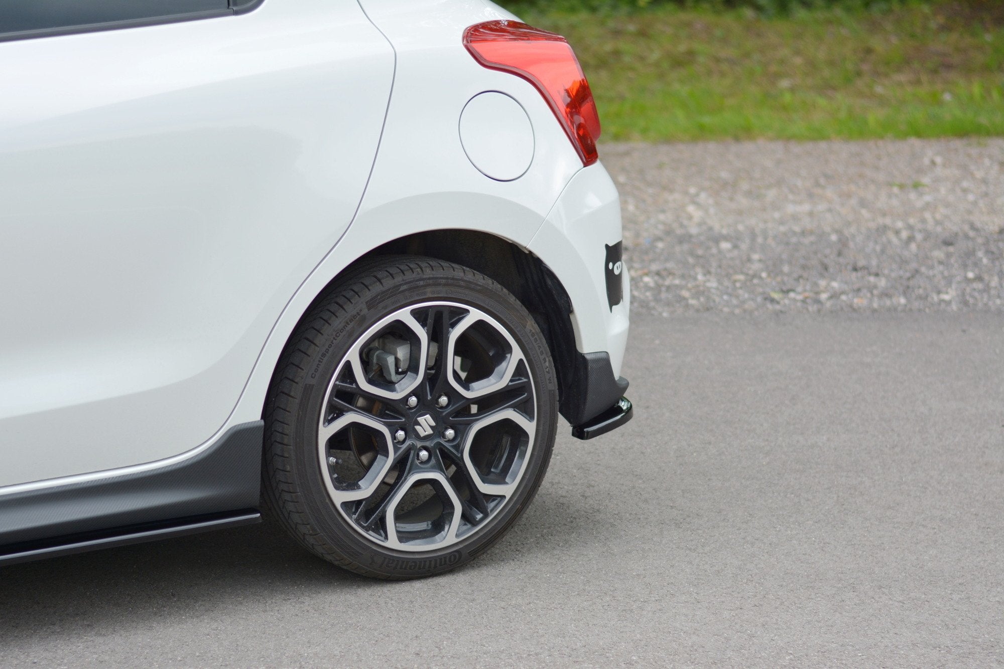 Rear side splitters suzuki swift 6 sport