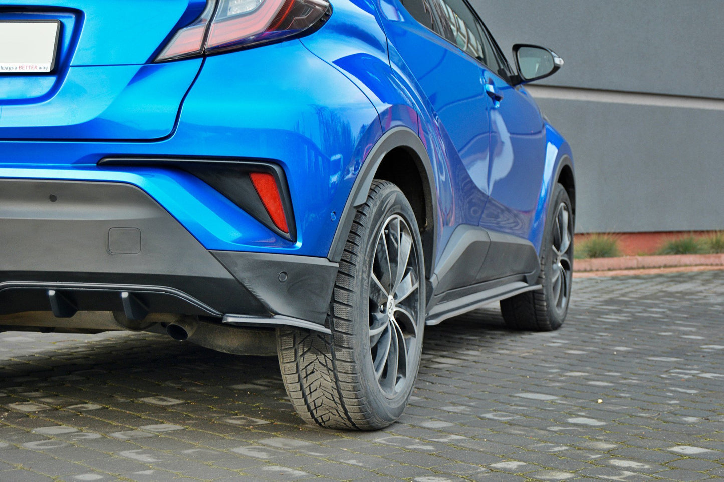 Rear side splitters toyota c-hr