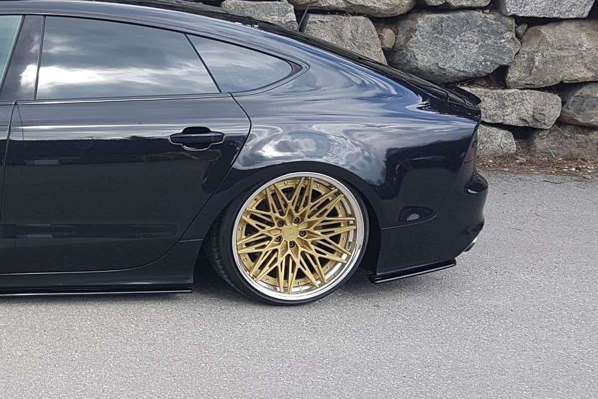 Rear side splitters v.1 audi a7 mk1 s-line
