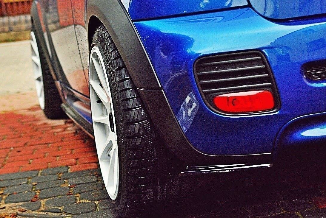 Rear side splitters v.1 mini cooper r56 jcw