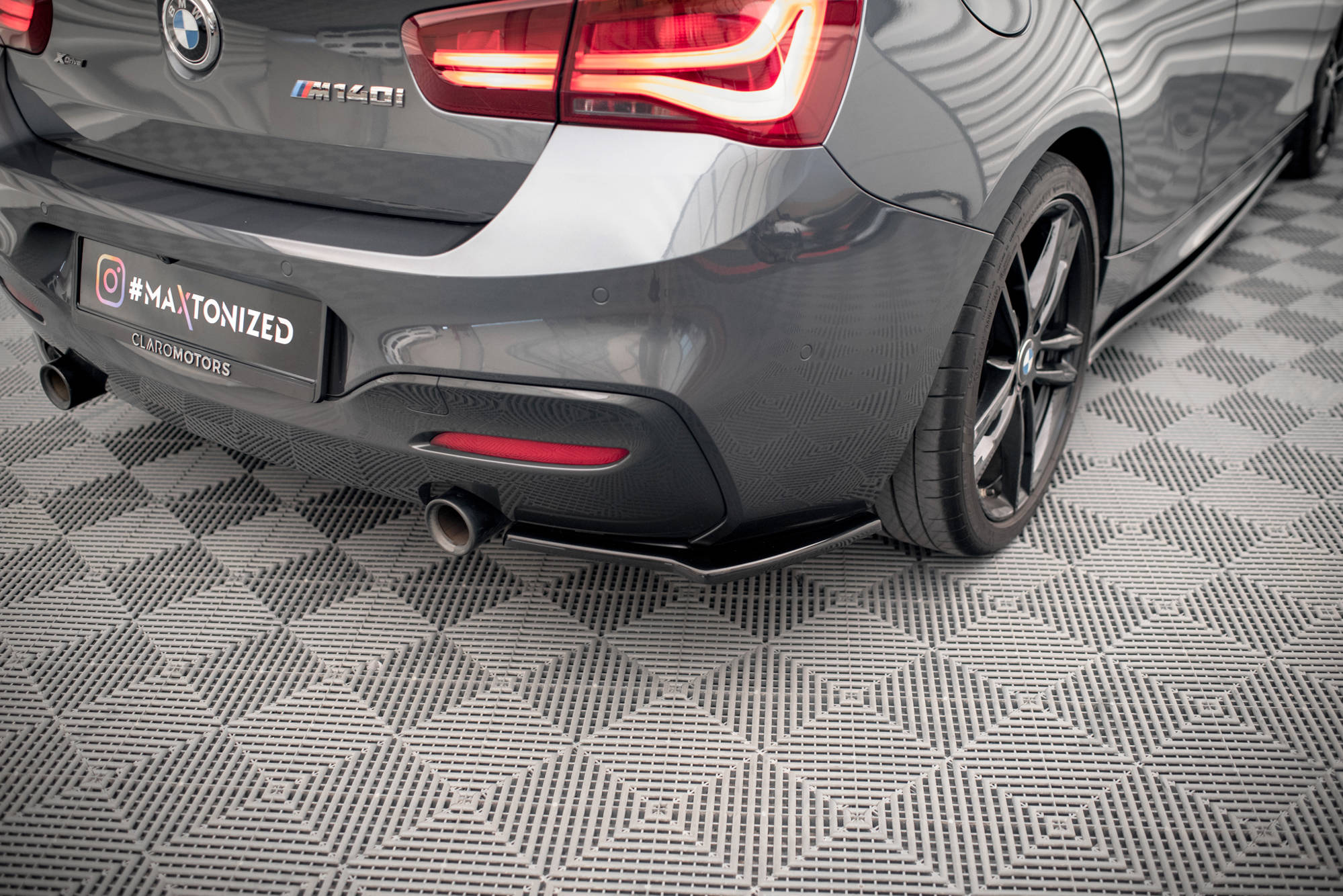Rear side splitters v.2 bmw 1 f20/f21 m-Power facelift