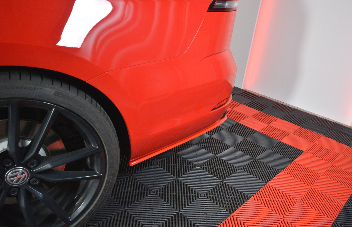 Rear side splitters v.2 vw golf 7 r variant facelift