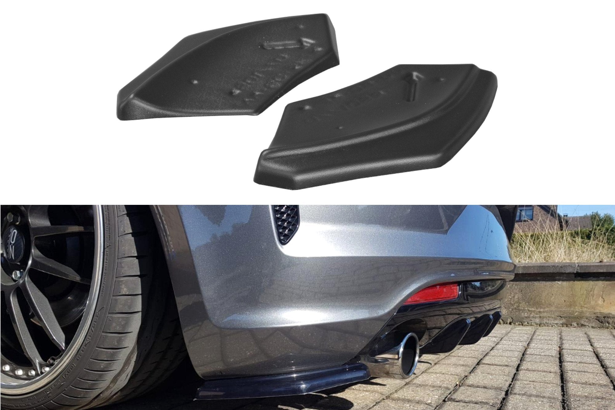 Bagsiden Splitters Volkswagen Scirocco Mk.3 R ansigtsløftning