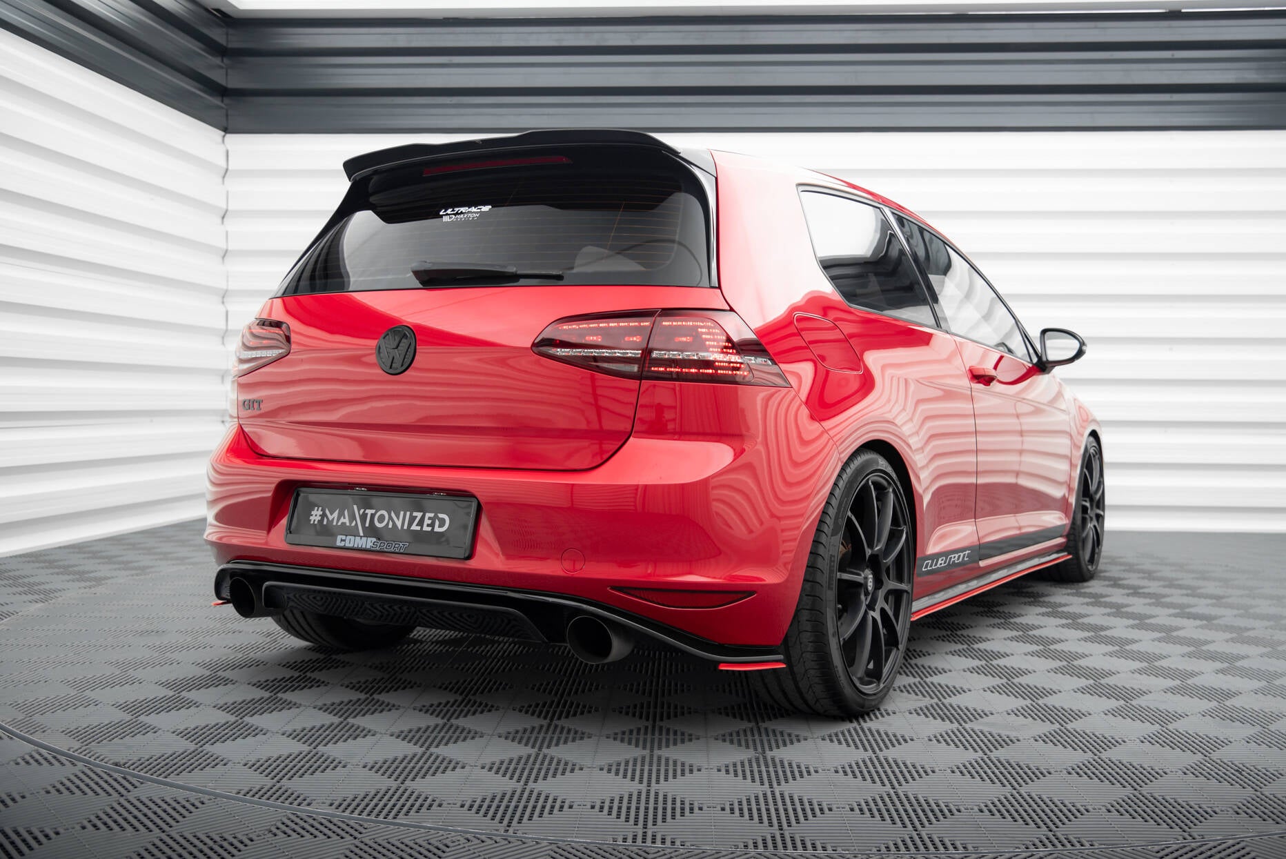 Rear side splitters vw golf mk7 gti clubsport