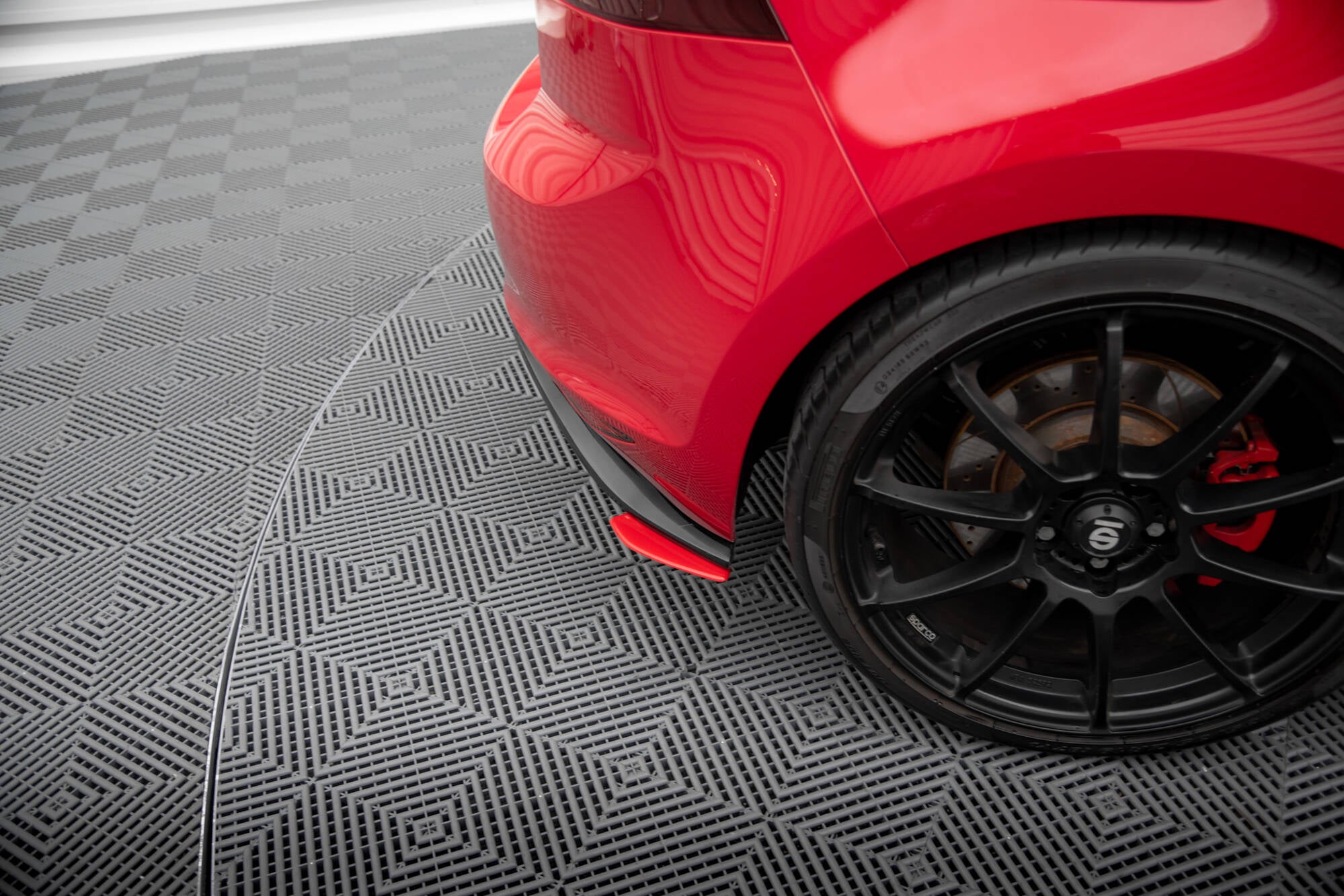 Rear side splitters vw golf mk7 gti clubsport