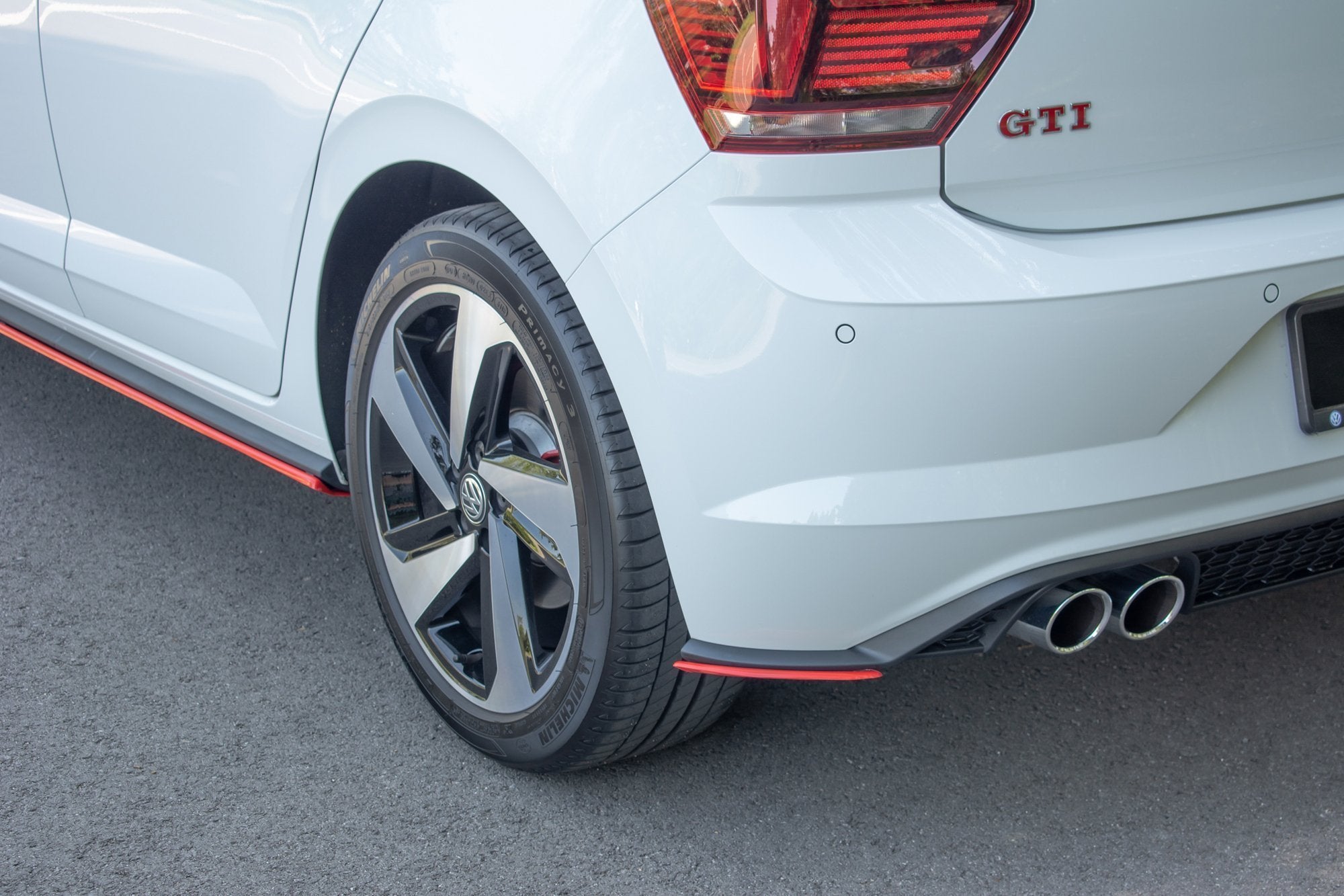 Rear side splitters volkswagen polo gti mk6
