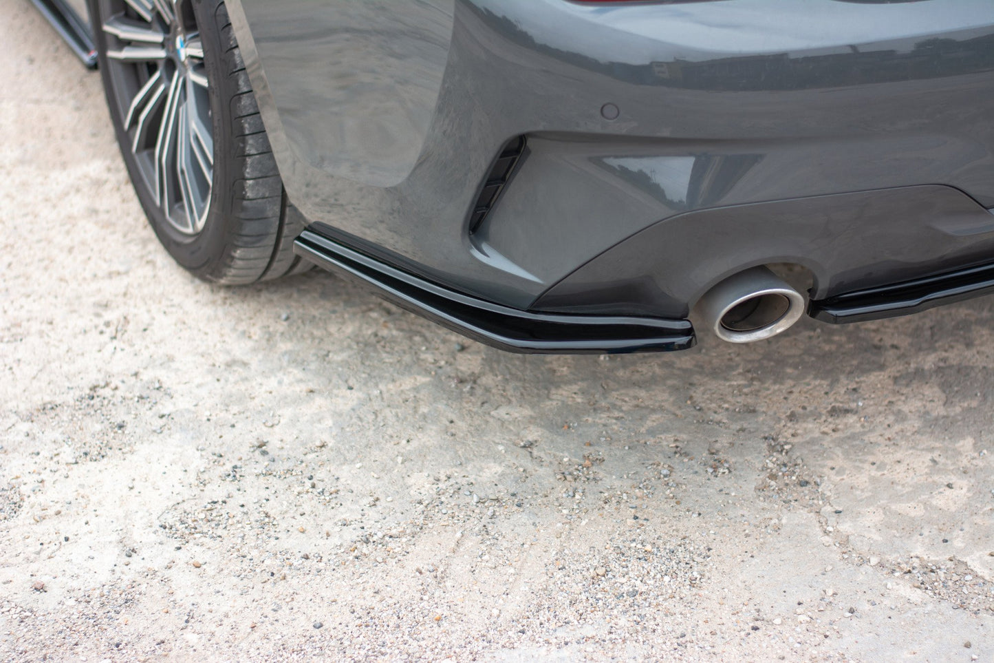 Rear side splitters for bmw 3 g20 m-pack
