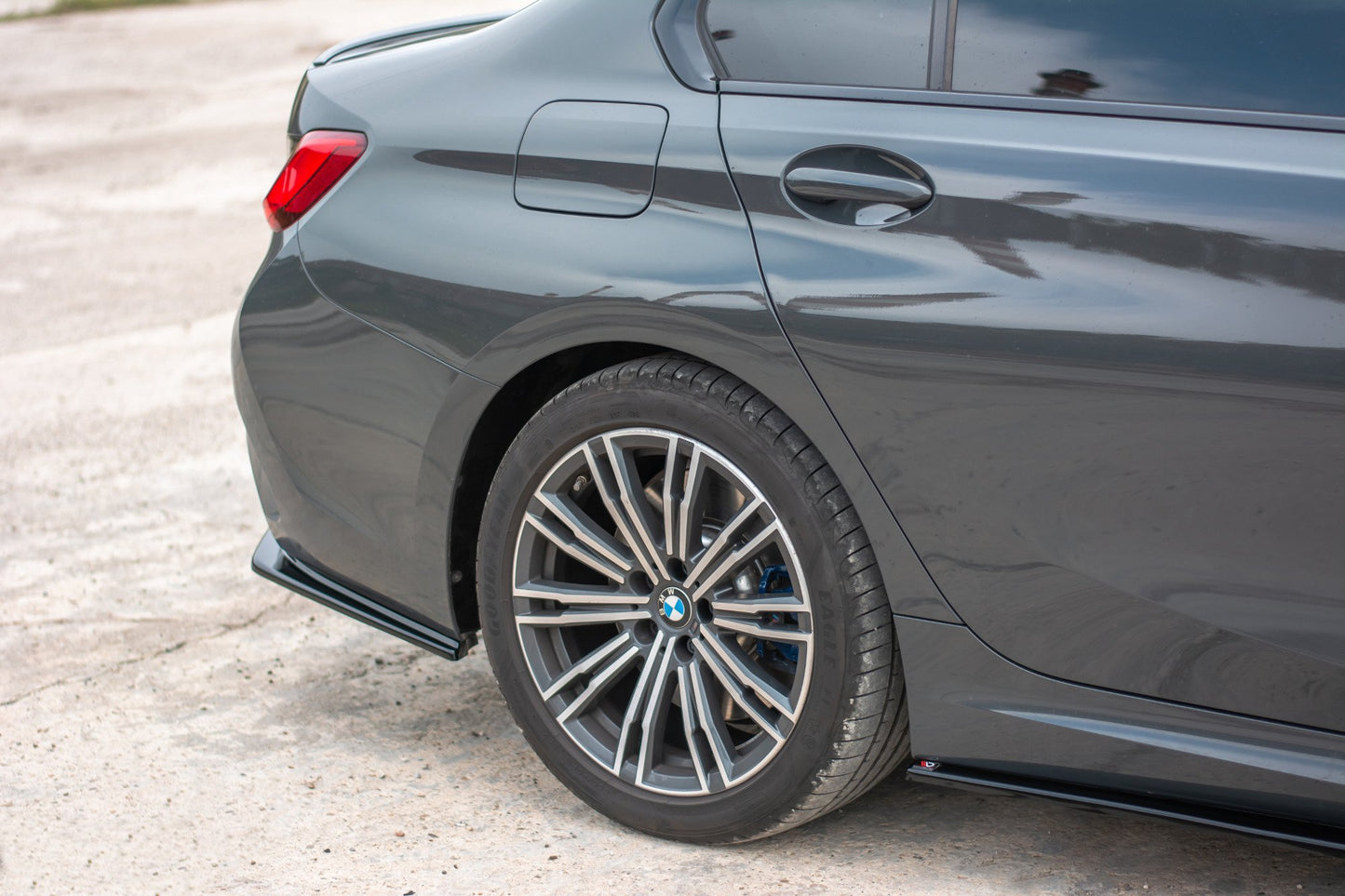 Rear side splitters for bmw 3 g20 m-pack