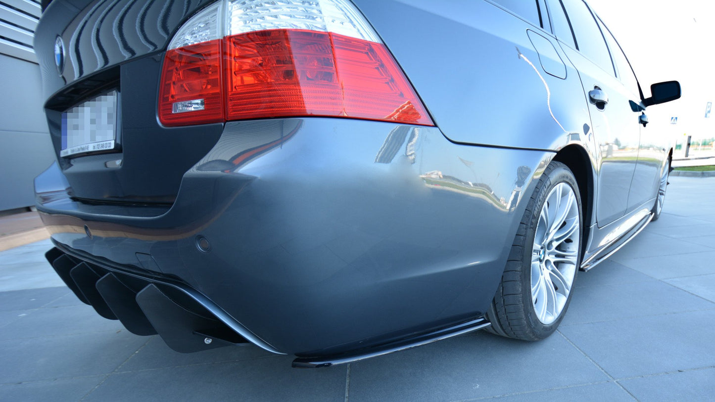 Rear side splitters for bmw 5 e60/e61 m-pack