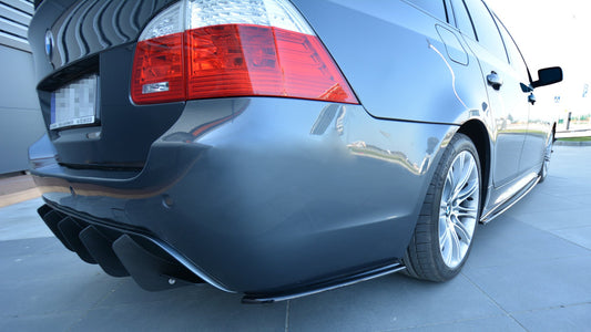 Rear side splitters for bmw 5 e60/e61 m-pack