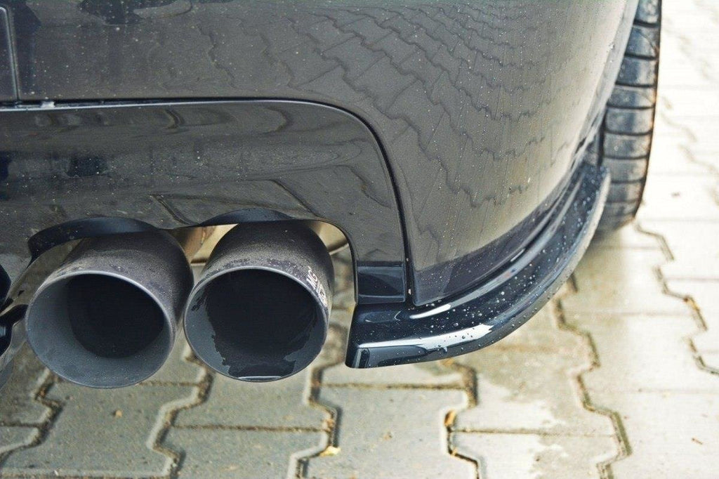 Bagsiden Splitters til BMW 5 F11 M-Pack (passer til to dobbelt udstødningsender)