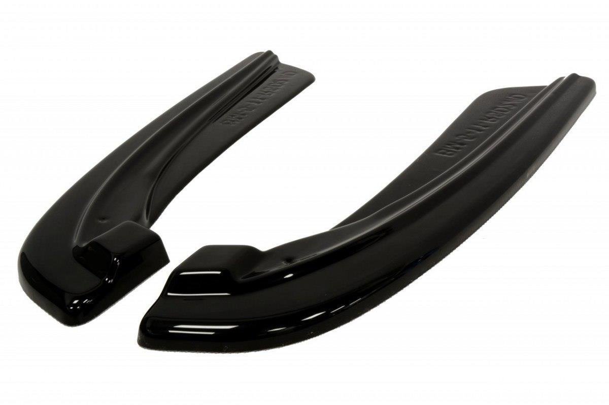 Rear side splitters for bmw 5 f11 m-pack (fits two double exhaust ends)