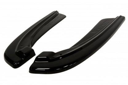 Rear side splitters for bmw 5 f11 m-pack (fits two double exhaust ends)