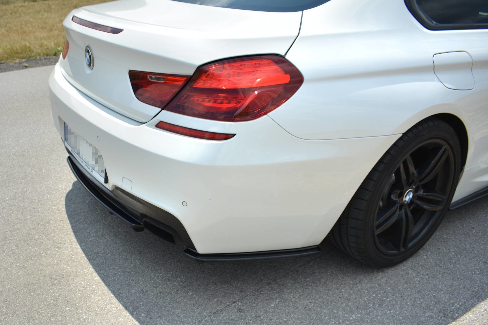 Bagsiden Splitters til BMW 6 Gran Coupé Mpack