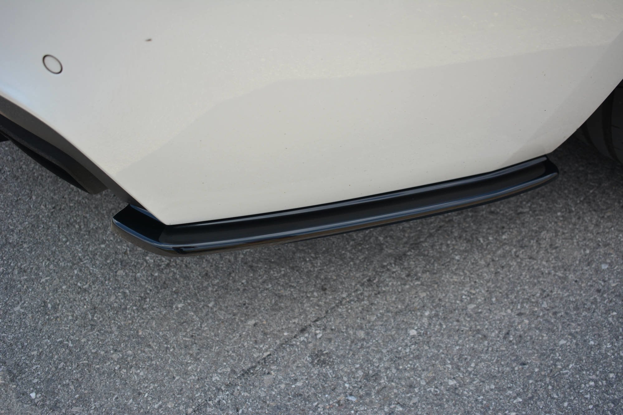 Rear side splitters for bmw 6 gran coupé mpack