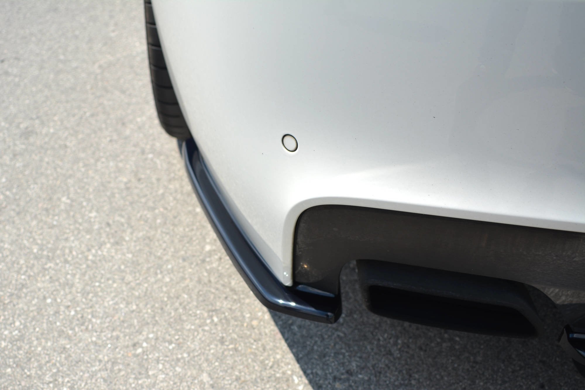 Rear side splitters for bmw 6 gran coupé mpack