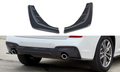 Rear side splitters for bmw x3 g01 m-pack