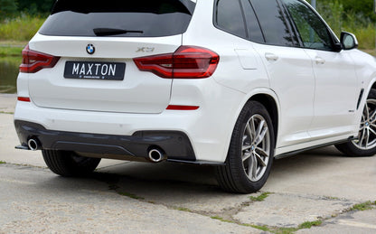 Rear side splitters for bmw x3 g01 m-pack