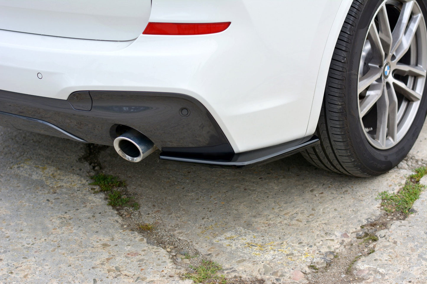 Rear side splitters for bmw x3 g01 m-pack