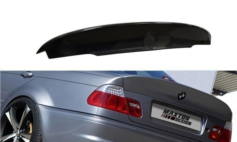 Rear spoiler / lid extension bmw 3 e46 - 4 door saloon < m3 csl look > (for painting)