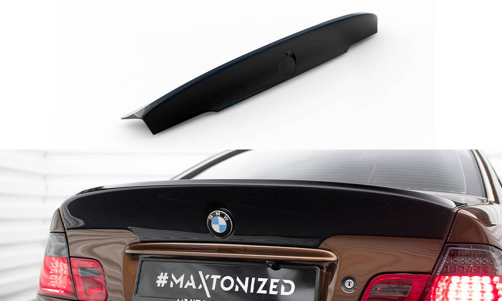 Rear spoiler / lid extension bmw 3 e46 coupe < m3 csl look > (for painting)