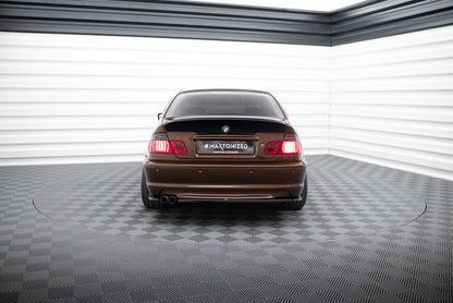Rear spoiler / lid extension bmw 3 e46 coupe < m3 csl look > (for painting)