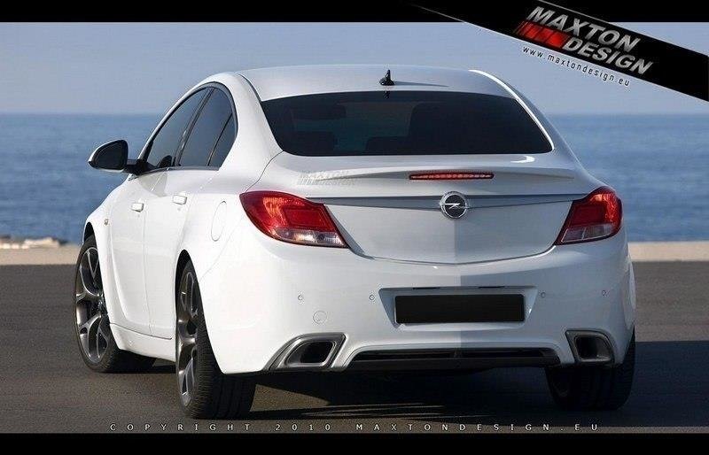 Rear spoiler opel insignia saloon