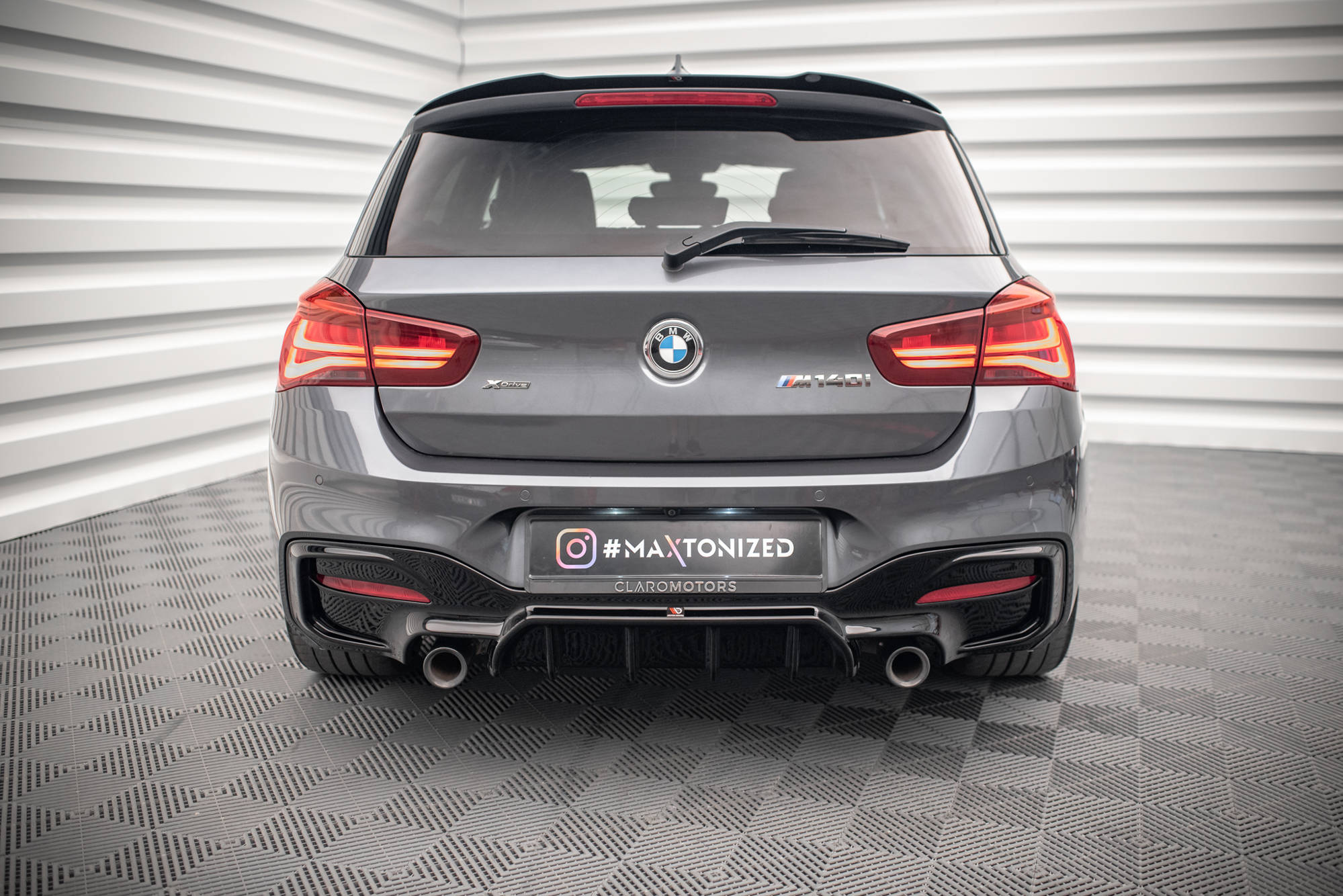 Rear valance bmw 1 f20/ f21 facelift m-power