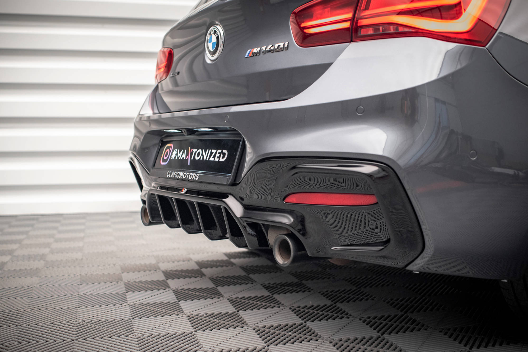 Rear valance bmw 1 f20/ f21 facelift m-power
