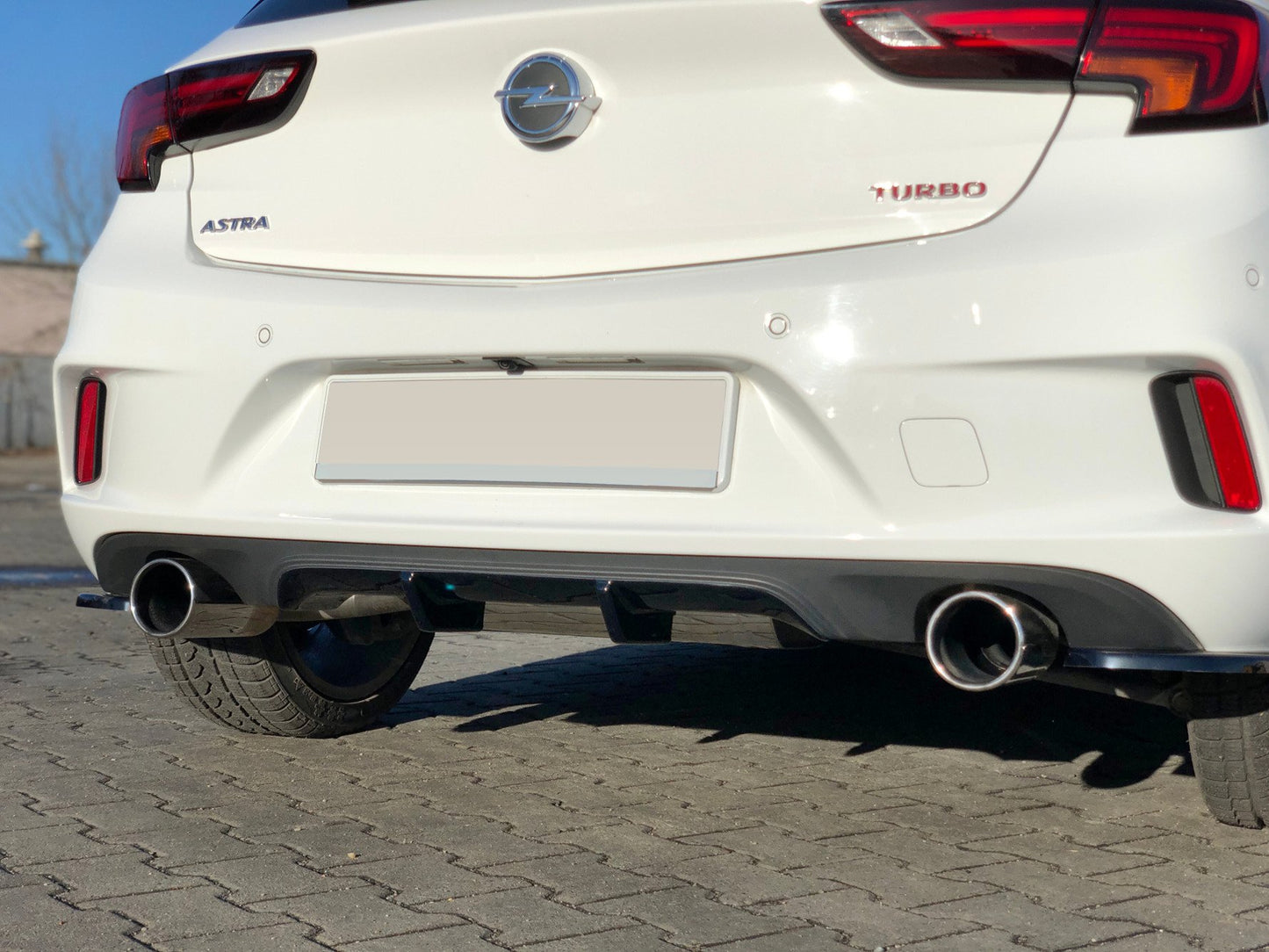 Rear valance ford opel astra k opc-line
