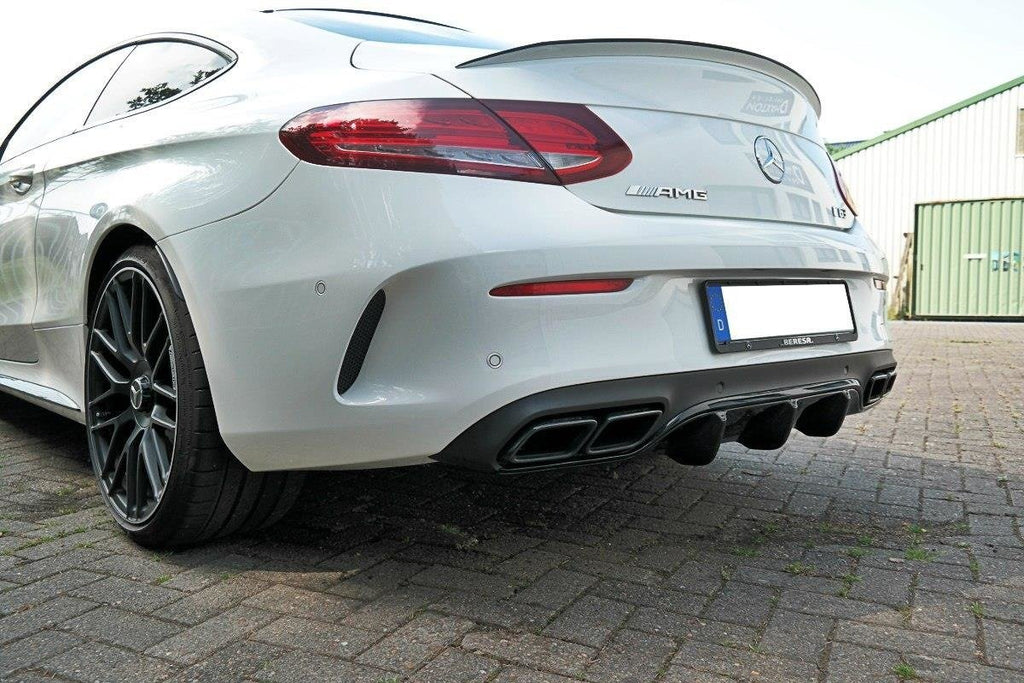 Rear valance mercedes c-class c205 63amg coupe