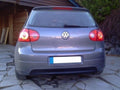 Rear valance vw golf v gti edition 30 (without exhaust hole, for standard exhaust)