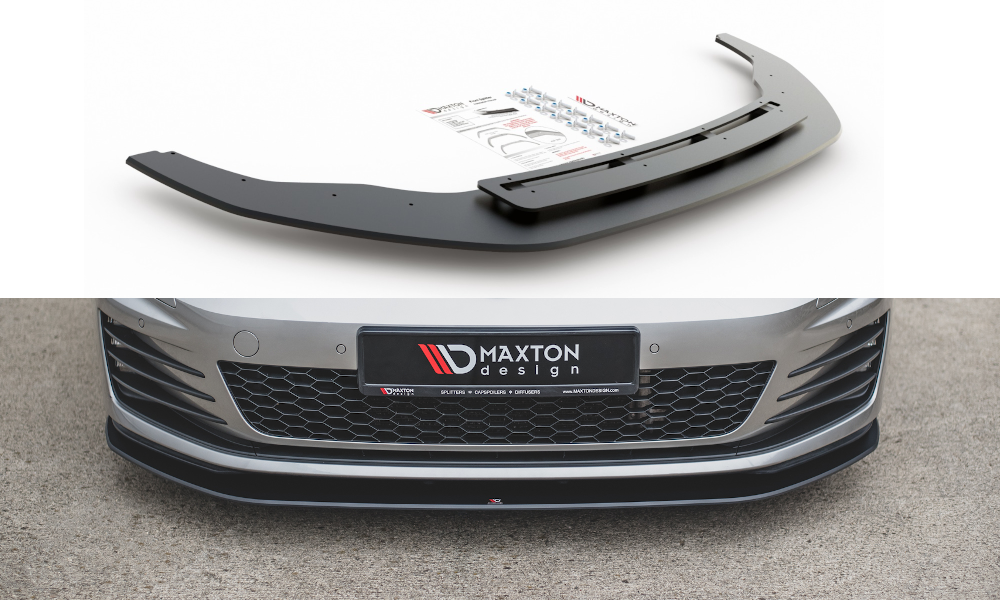 Racing durability front splitter vw golf 7 gti