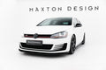 Racing holdbarhet front splitter vw golf 7 gti