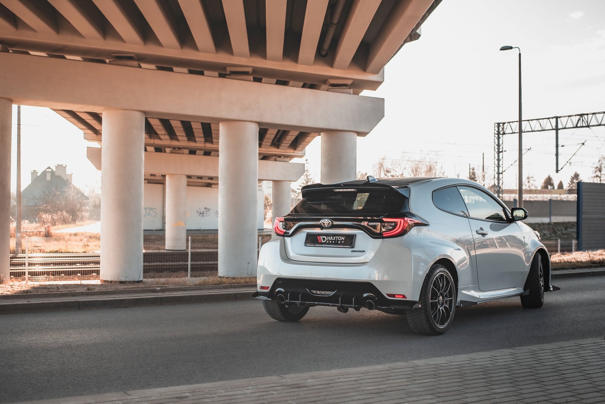 Racing holdbarhet bak diffuser toyota gr yaris mk4