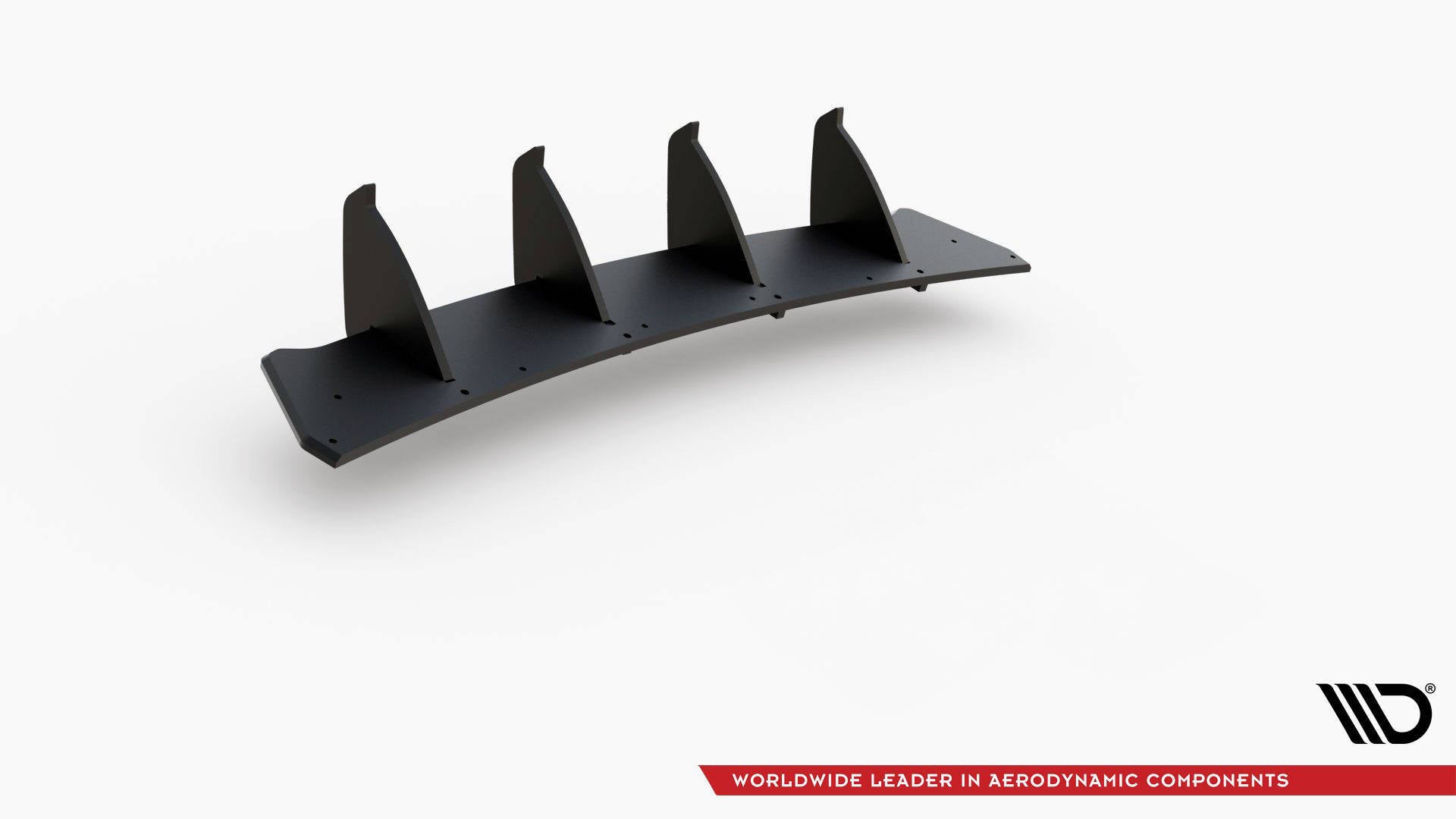 Racing durability rear diffuser v.2 volkswagen golf gti mk6