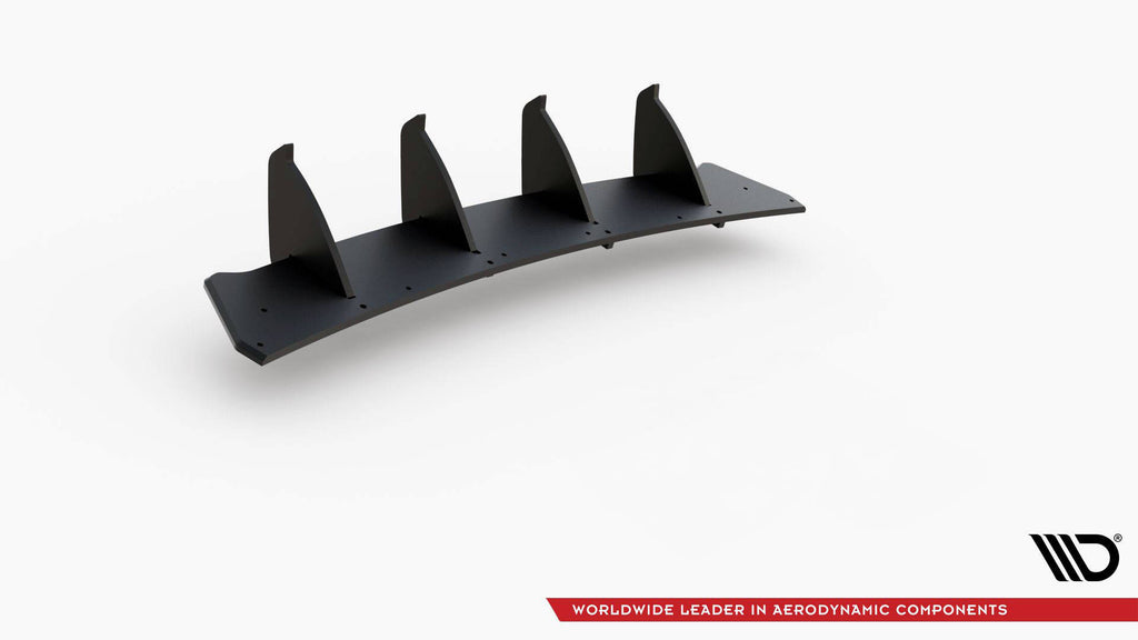 Racing durability rear diffuser v.2 volkswagen golf gti mk6