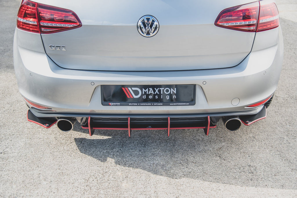 Racing durability rear side splitters v.2 vw golf 7 gti