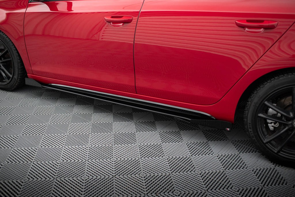 Racing durability side skirts diffusers + flaps volkswagen golf gti mk6