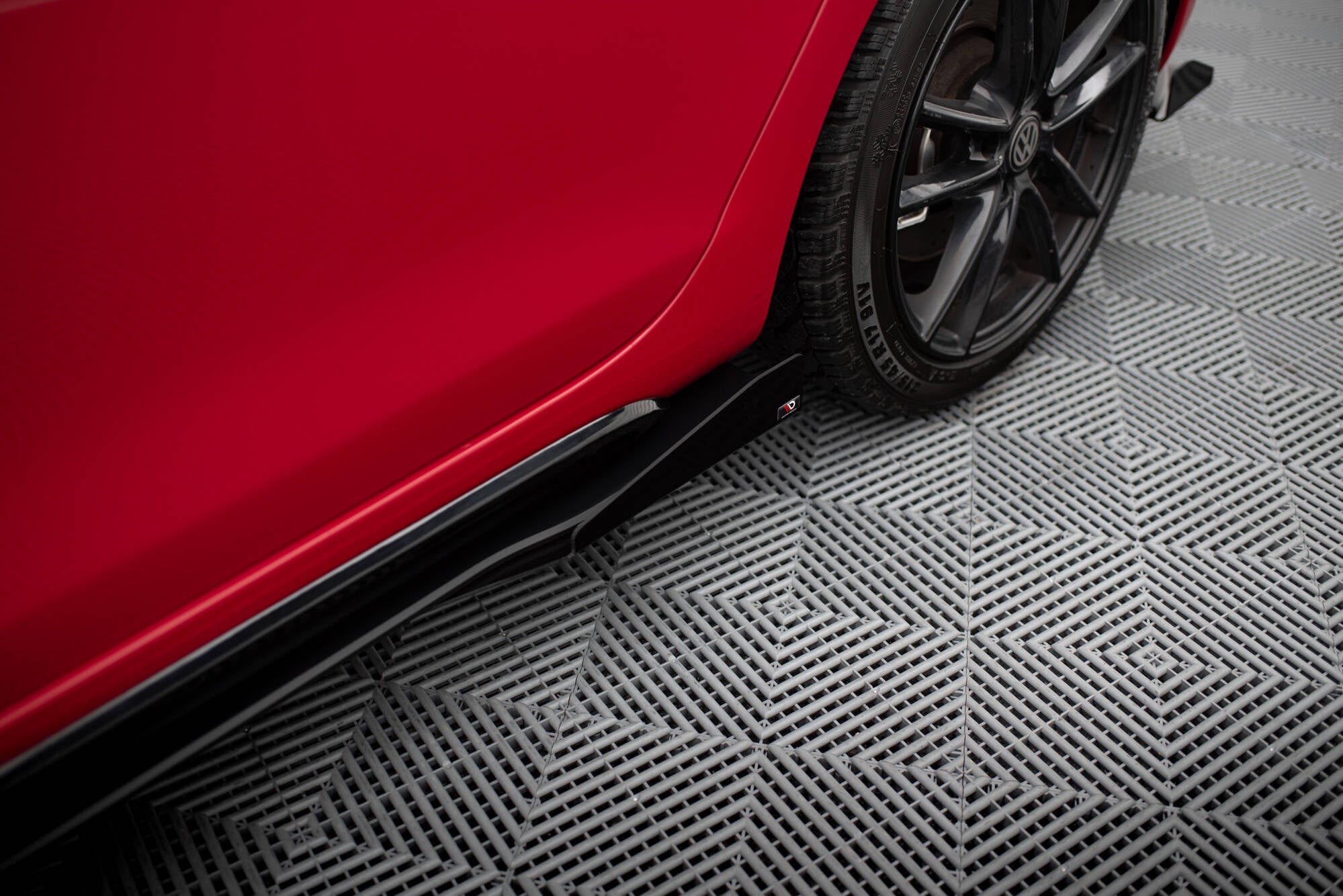 Racing durability side skirts diffusers + flaps volkswagen golf gti mk6