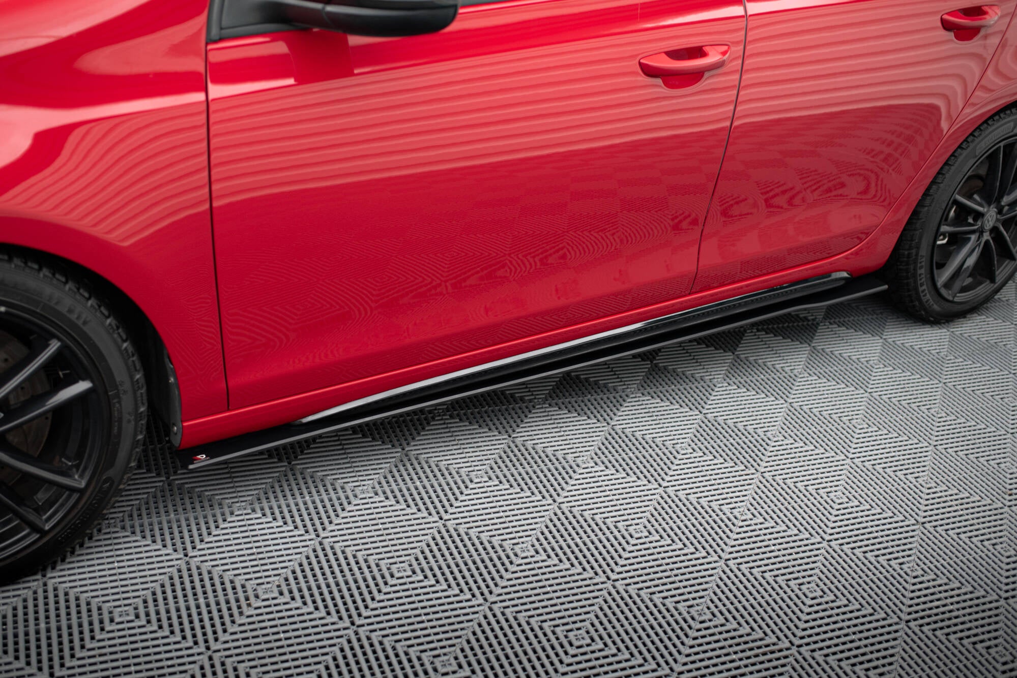 Racing durability side skirts diffusers volkswagen golf gti mk6