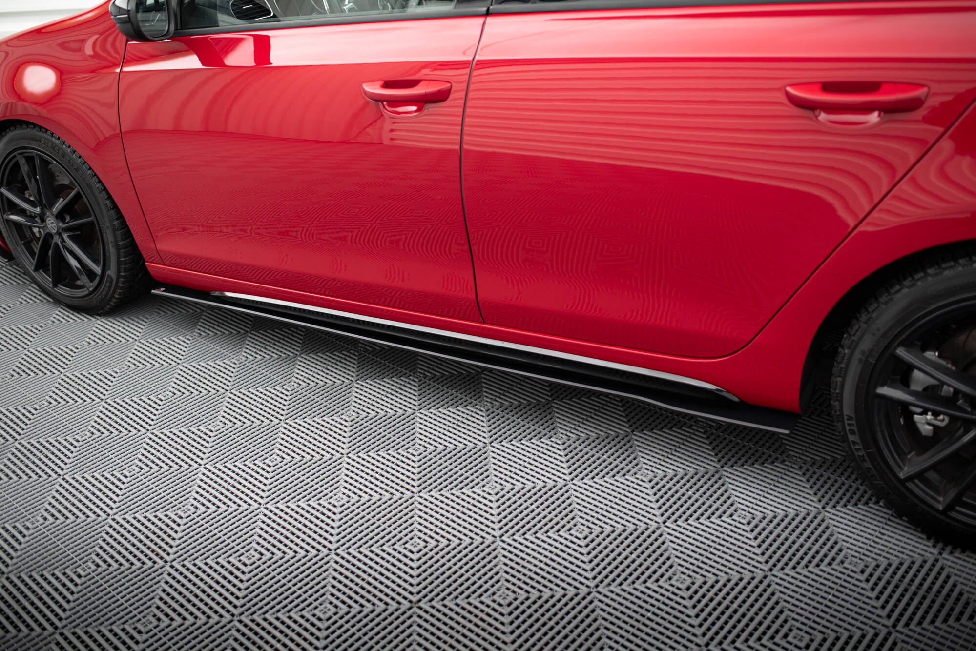 Racing durability side skirts diffusers volkswagen golf gti mk6