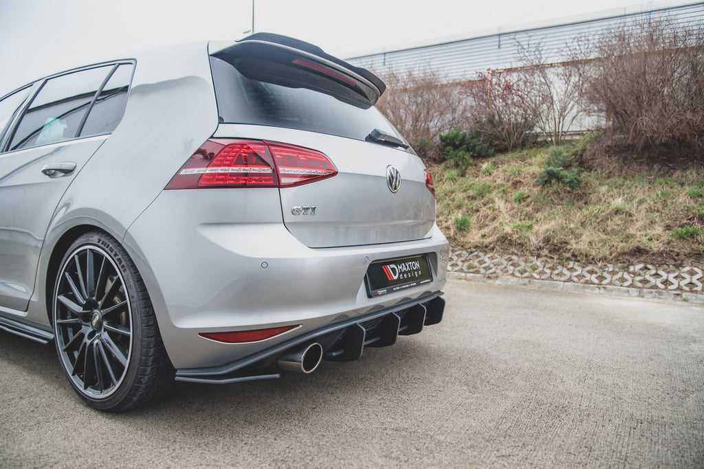 Racing durablity rear diffuser v.2 vw golf 7 gti