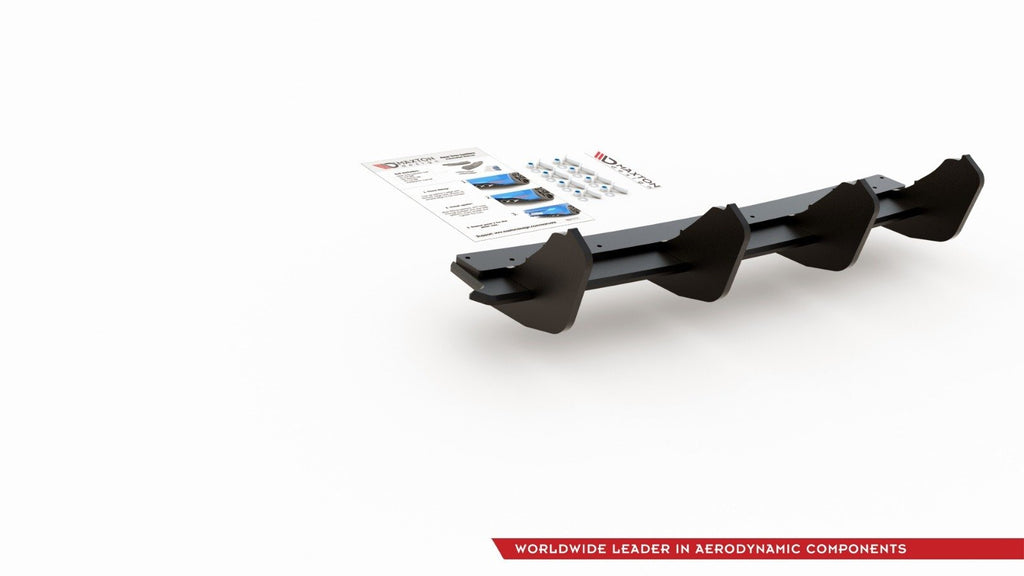 Racing durablity rear diffuser v.2 vw golf 7 gti